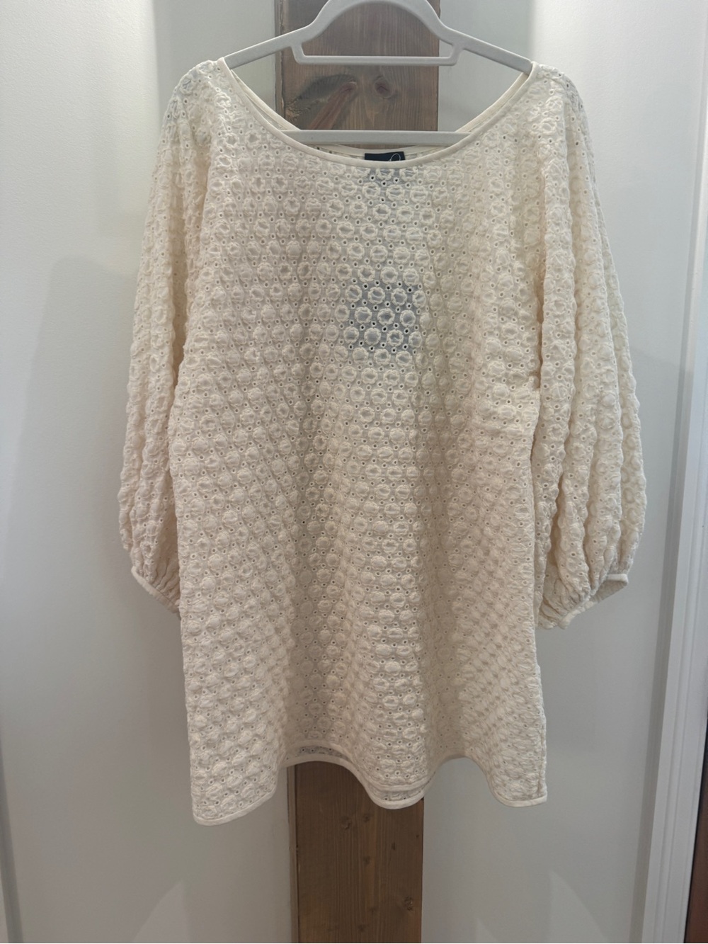 Arianne Elmy NWT ivory eyelet dress. Size small